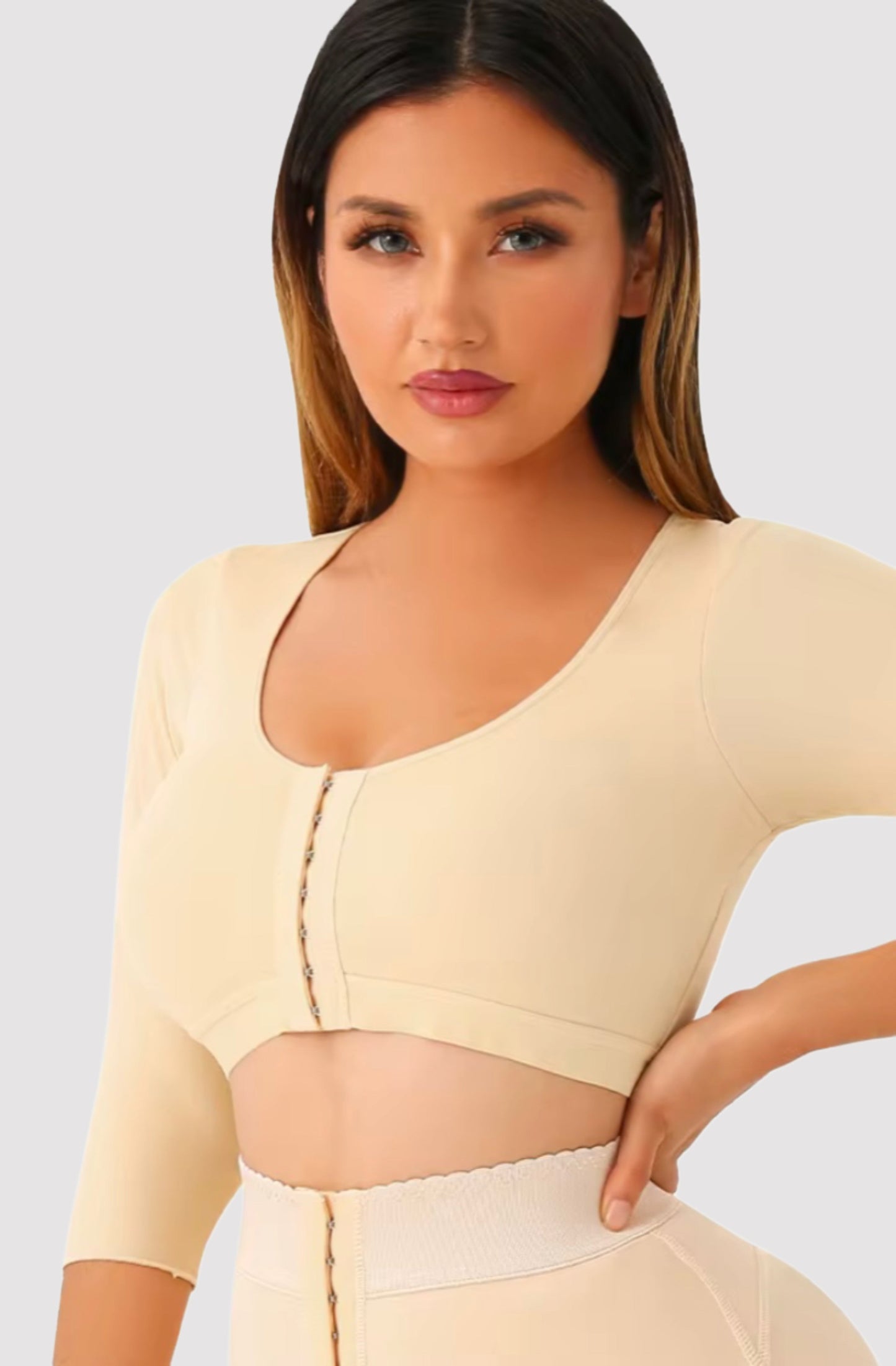 Ellen – Post-operatieve shapewear BH - X-type Kruisende Lagen - Ondersteunend
