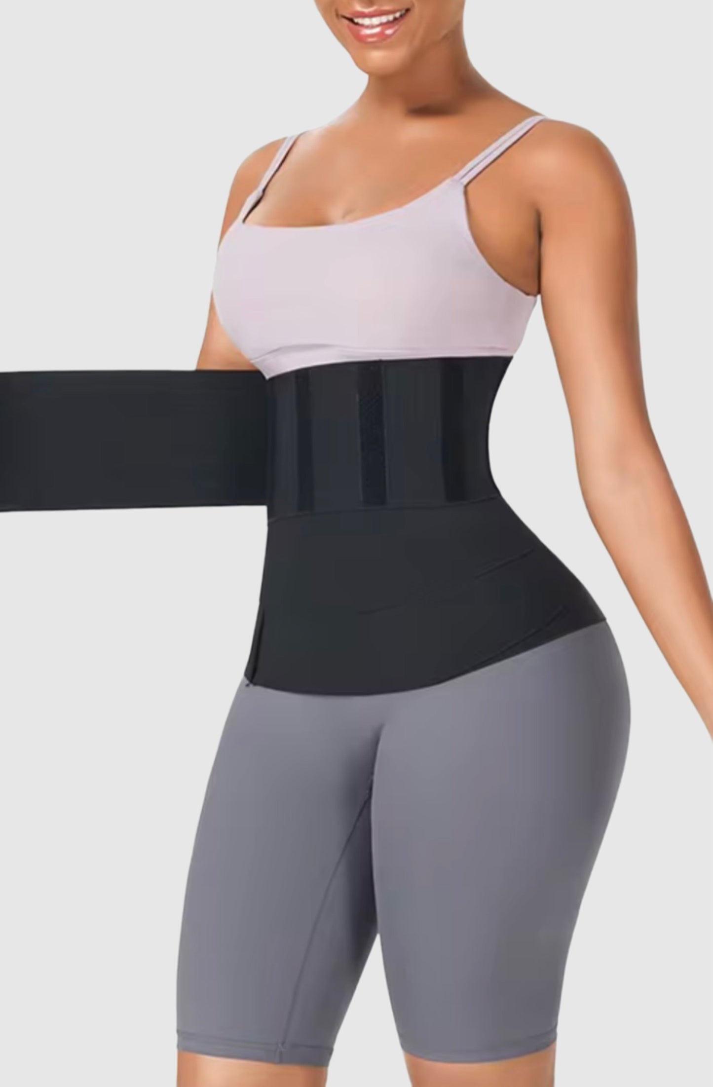 Maxim – Waist Wrap Belt 3Meter - Geschikt voor Gym en Afvallen - Past bij elke Figuur