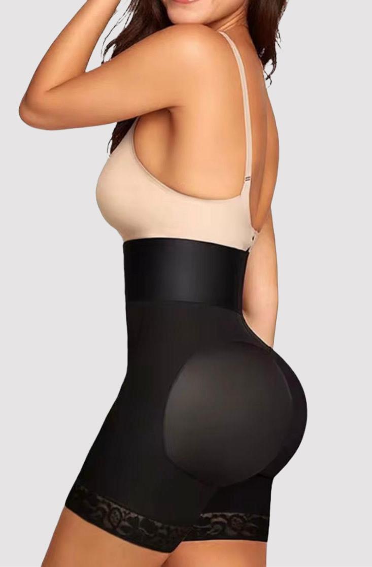 Valere - 'BBL Shapewear' Hoog Getaileerde Body - Met Haak en Oogsluiting - Rits voor Toilet Gebruik, Ondersluiting met Rits