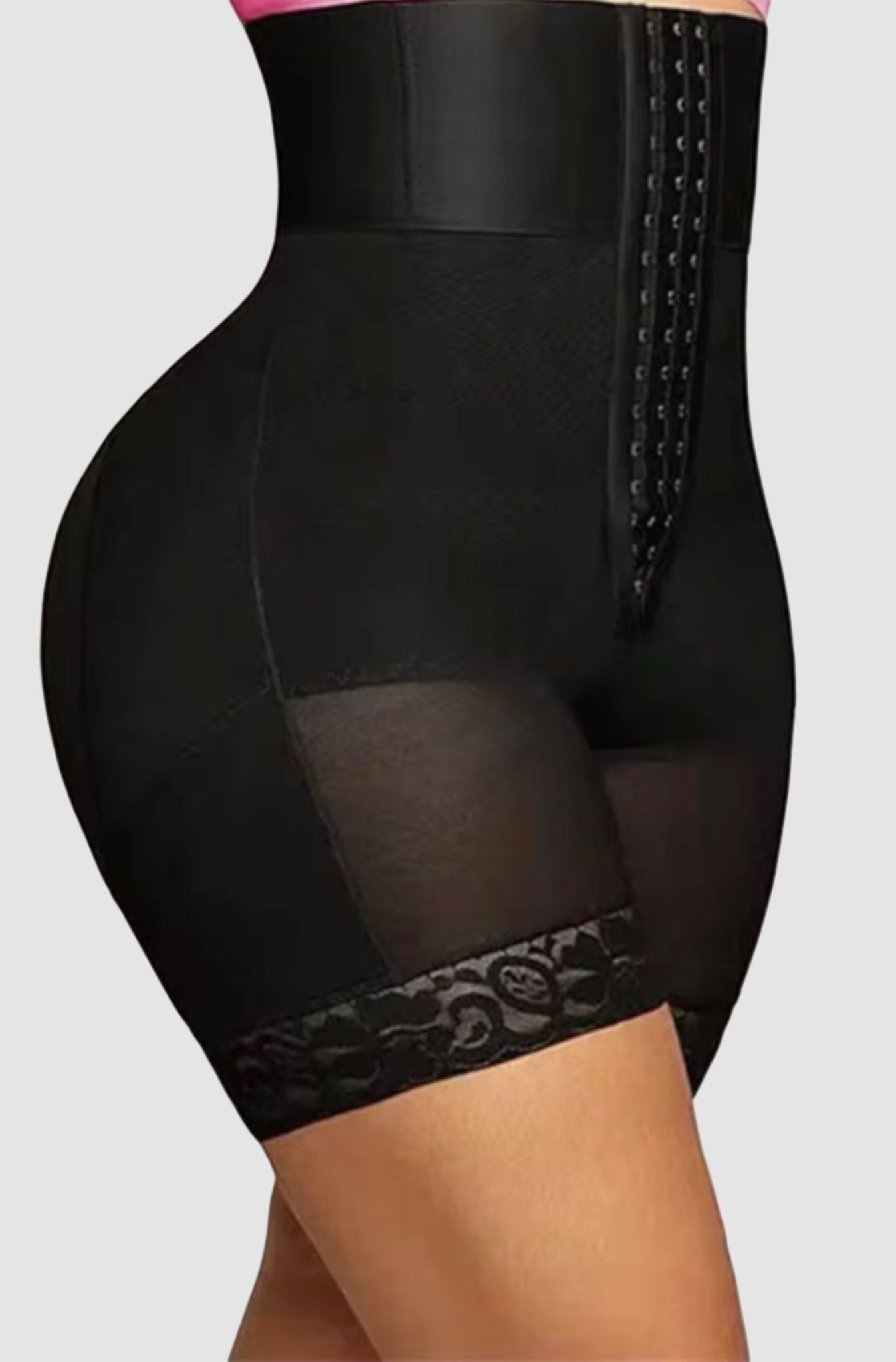 Valere - 'BBL Shapewear' Hoog Getaileerde Body - Met Haak en Oogsluiting - Rits voor Toilet Gebruik, Ondersluiting met Rits