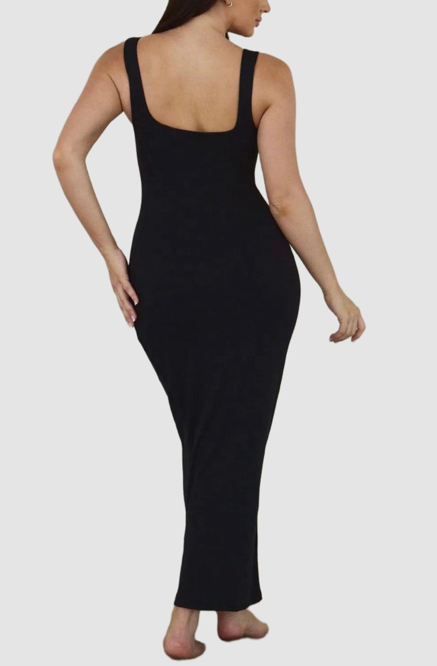 Chanice | De Ultieme Ingebouwde 2-in-1 Shapewear Jurk die jouw Lichaam Vormt & Verleidt - Met Open Kruis voor toilet gebruik