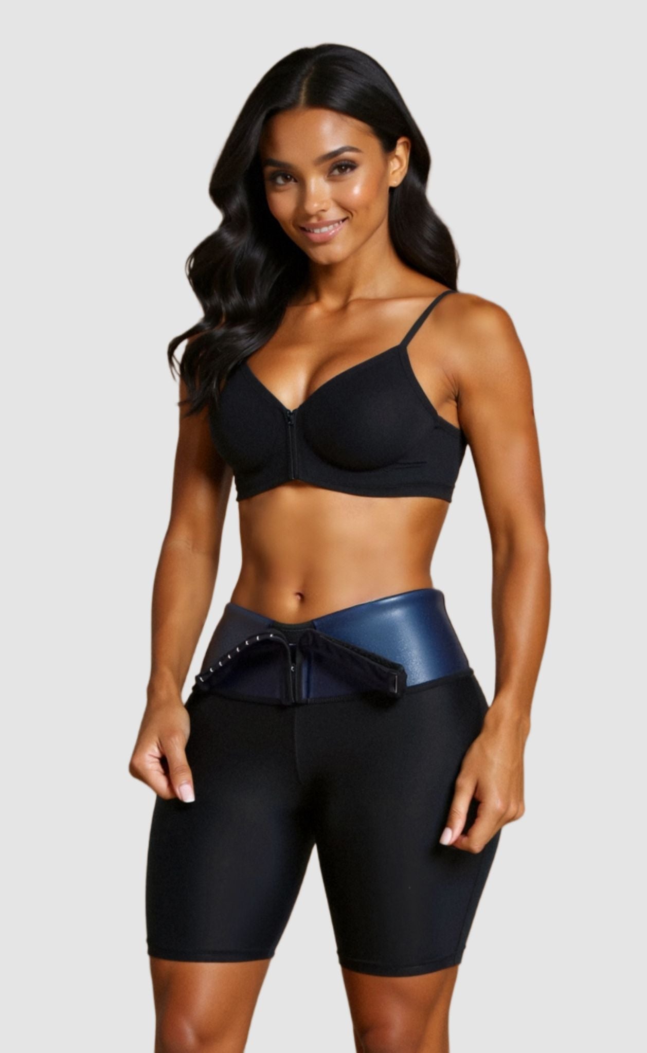 Briana – Short - legging met zweetband en corset - Geschikt voor Afvallen