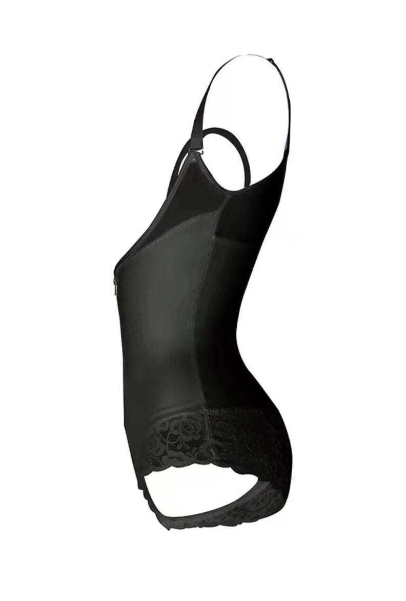 Pamela – Shapewear Met Rits Haakjes - Corrigerende Effect aan Buik, Rug en Taille, Open Kruis