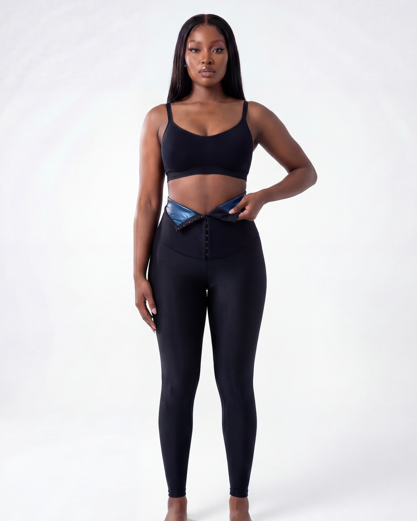 Andrea – Leggings with Sweatband and Corset – Maximum Fat Burning – Durable and Breathable