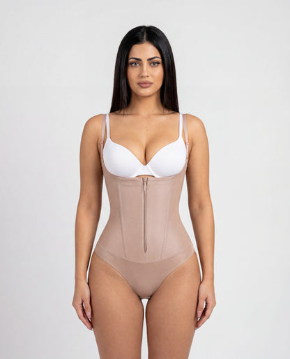 Silvia™ Sculpting Body Shaper - Haak en Oog - Rits en Knoopsluiting