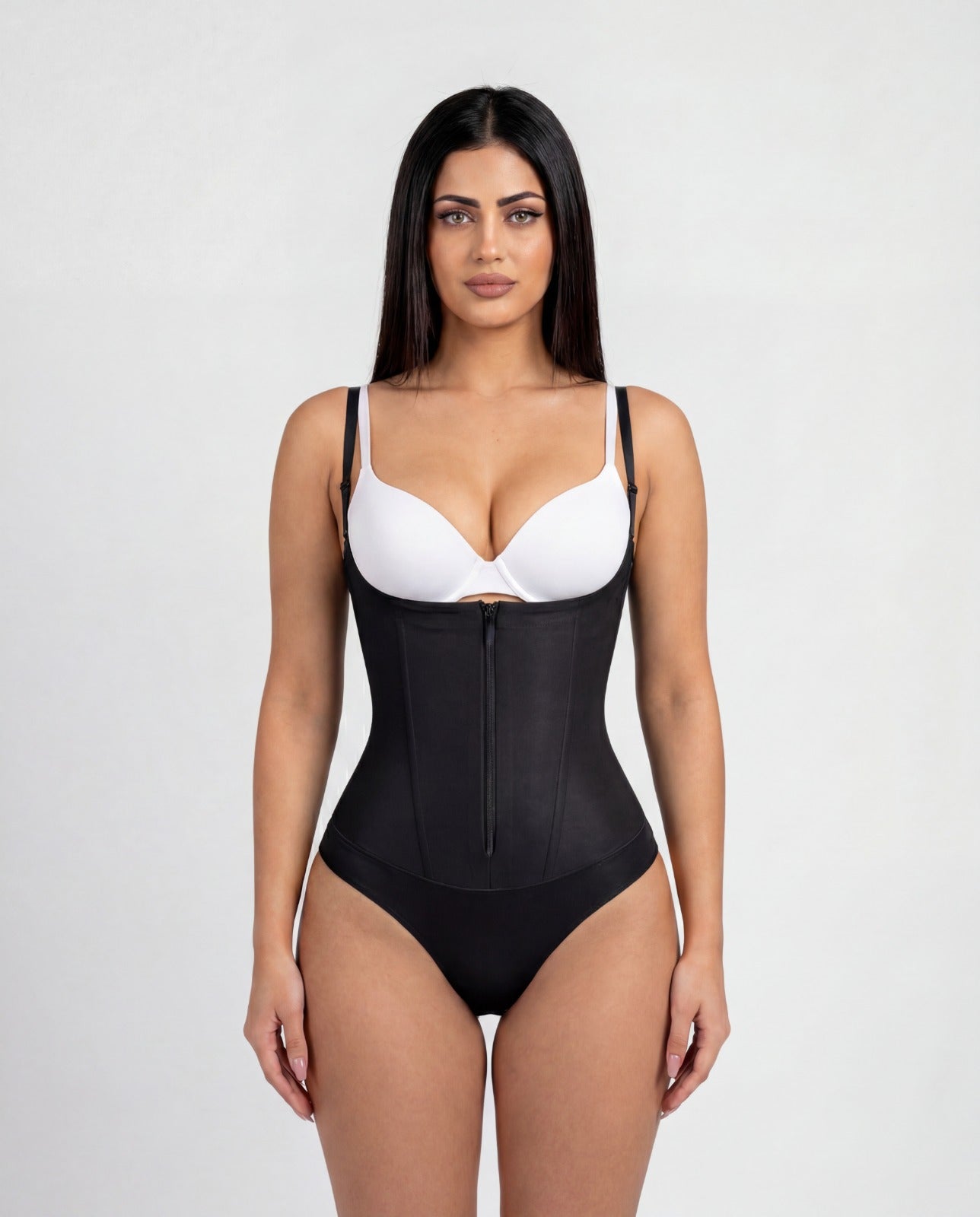 Silvia™ Sculpting Body Shaper - Haak en Oog - Rits en Knoopsluiting