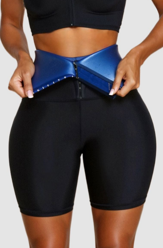 Briana – Short - legging met zweetband en corset - Geschikt voor Afvallen