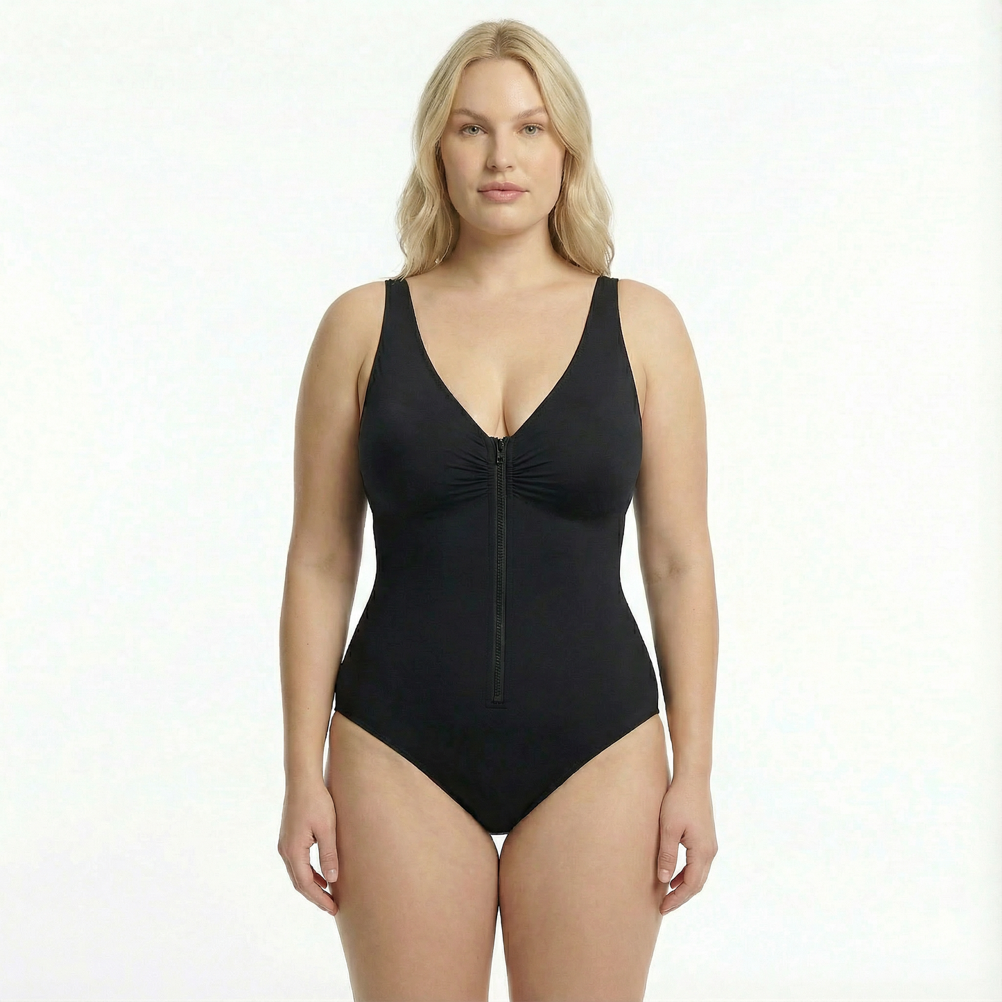 Lunia - Shapewear met Borstondersteuning en Naadloze Shaping – Verstelbare Rits en Haak-en-Oog Sluiting